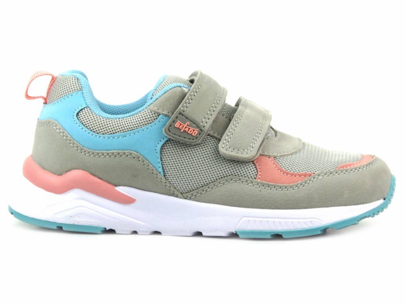 Sneakersy dziecięce, młodzieżowe - BEFADO 516Y238, szare