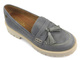 Półbuty, loafersy damskie MACIEJKA 5497S-20, szare