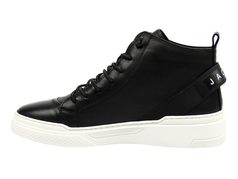 Sneakersy męskie, buty sportowe - JOHN DOUBARE LD1951, czarno - białe