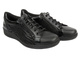 Wygodne półbuty, sneakersy damskie - SOLIDUS 29001-01001-KATE, czarne