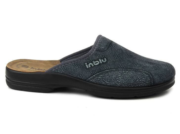 Wygodne i miękkie kapcie męskie - INBLU DAINO, szare