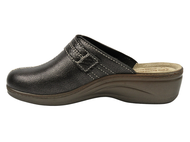 Wygodne klapki damskie INBLU LY-80, szare