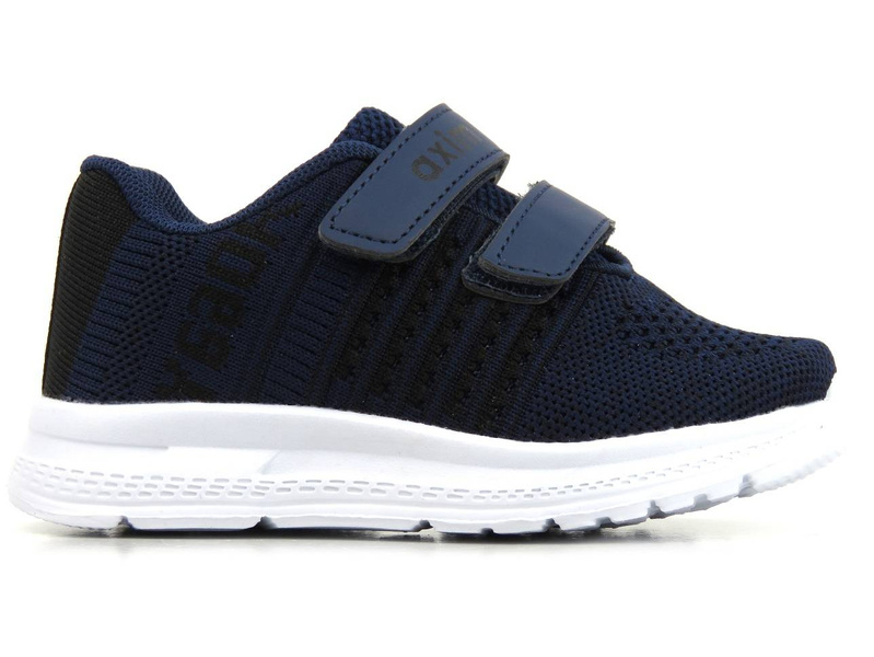 Buty sportowe dziecięce, adidasy siateczkowe - AXIM 22150, granatowe