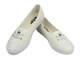 Trampki damskie a la balerinki - Lee Cooper 25-31-3447L, białe