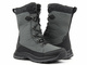 Wysokie buty zimowe, śniegowce damskie DK TECH SoftShell 2105, szare