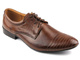 Półbuty męskie wizytowe ROSSI 477, brązowe