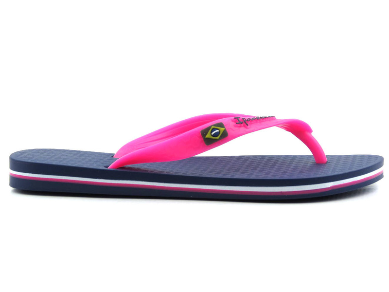 Gumowe japonki damskie IPANEMA 80408, niebiesko-różowe