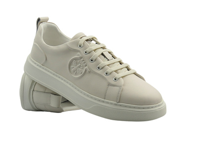 Sneakersy męskie sznurowane białe John Doubare 23Q9001