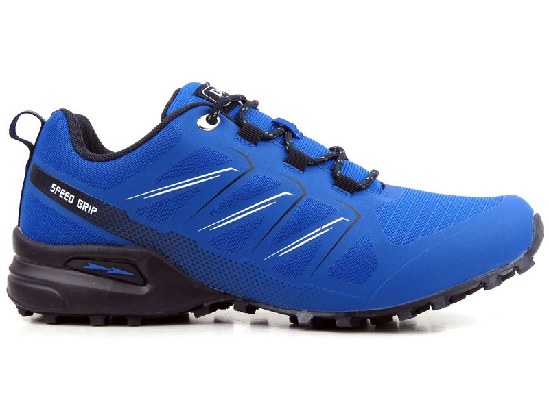 Buty męskie sportowe, adidasy dla biegaczy - DK Speed Grip VB16763, niebieskie