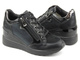 Czarne buty damskie sportowe na koturnie - INBLU IN000243
