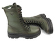 Trapery damskie skórzane  - VACARRO 493, khaki