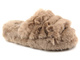 Futerkowe, miękkie kapcie damskie TAMARIS 27200, beżowe
