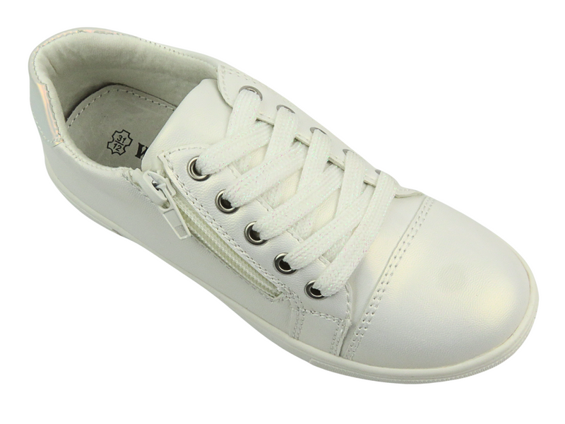Trampki, buty sportowe dziecięce - Wojtyłko 23710, białe