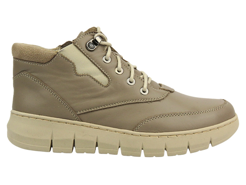 Wygodne botki damskie Helios Komfort 561, beżowe