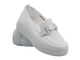 Półbuty, espadryle damskie białe News 25TX02-8853 