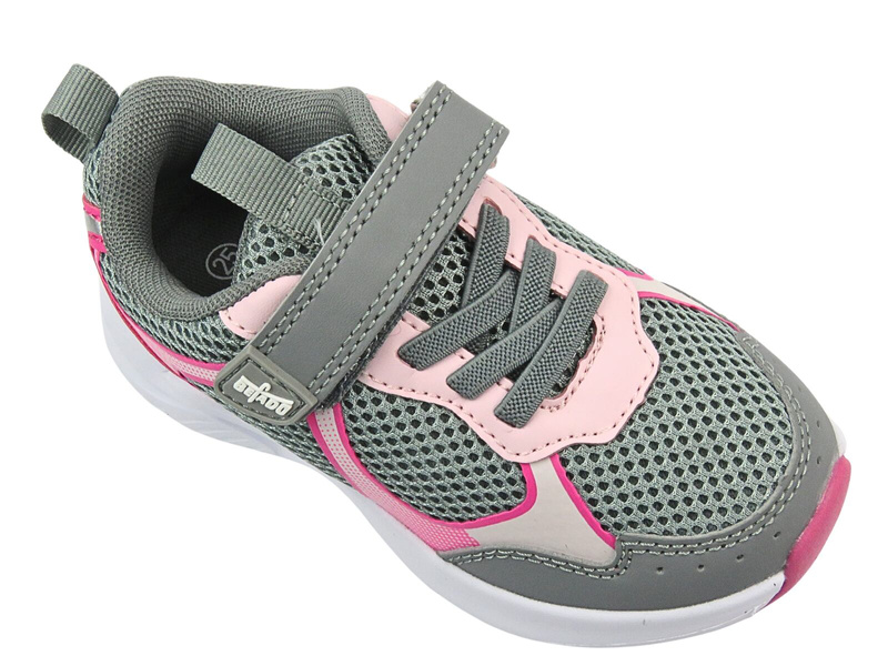 Buty Sportowe Dziewczęce BEFADO 516Y172 Szare Na Rzep