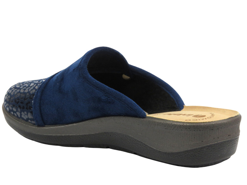Kapcie damskie domowe Inblu OD-10, granatowe