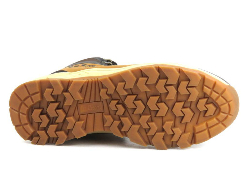 Wysokie trekkingi męskie zimowe - LEE COOPER LCJ-23-01-2046M, brązowe