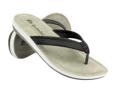 Wygodne japonki męskie- INBLU DA-23, czarne