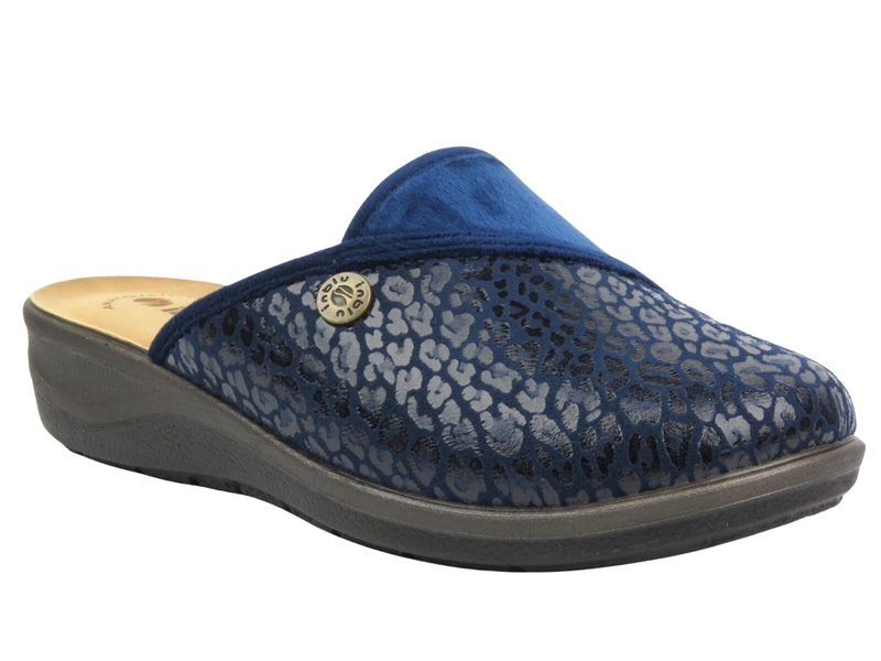 Kapcie damskie domowe Inblu OD-10, granatowe