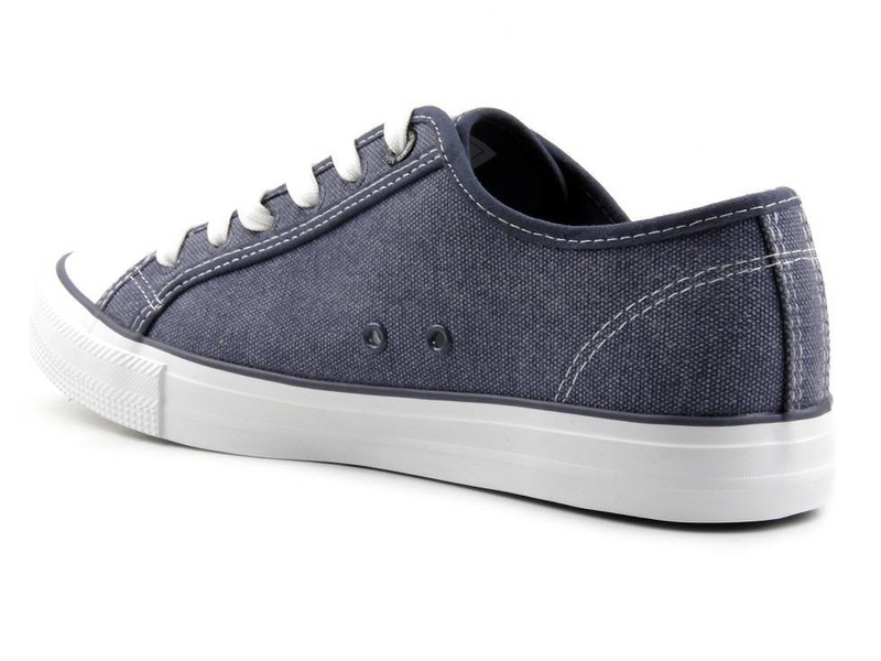Trampki męskie przed kostkę - Big Star HH174047, jeansowe