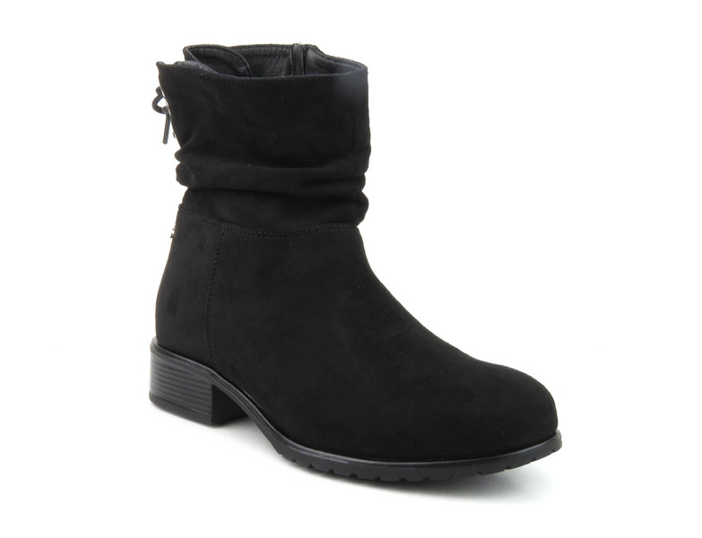 Ocieplane botki damskie - Evento 21BT35-4257, czarne