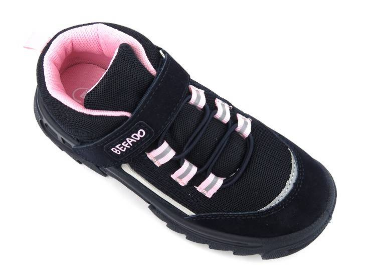 Buty trekkingowe dziecięce wodoodporne BEFADO 515X001, granatowe