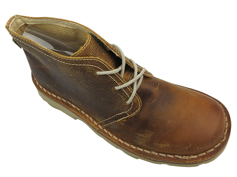 Trzewiki młodzieżowe ze skóry naturalnej - HELIOS 606, żółte