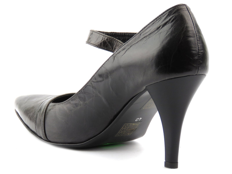 Czółenka na szpilce - Gerard 867, ciemny brąz