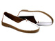 Skórzane półbuty, loafersy damskie - MANITU 840080-03, białe