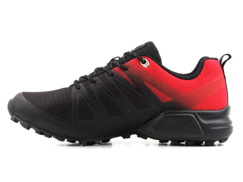 Buty męskie sportowe, adidasy do biegania - DK Speed Grip VB16795, czarnoczerwone