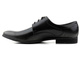 Skórzane półbuty męskie wizytowe MOSKAŁA A116, czarne