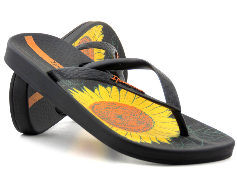 Gumowe japonki damskie IPANEMA 83178, czarne