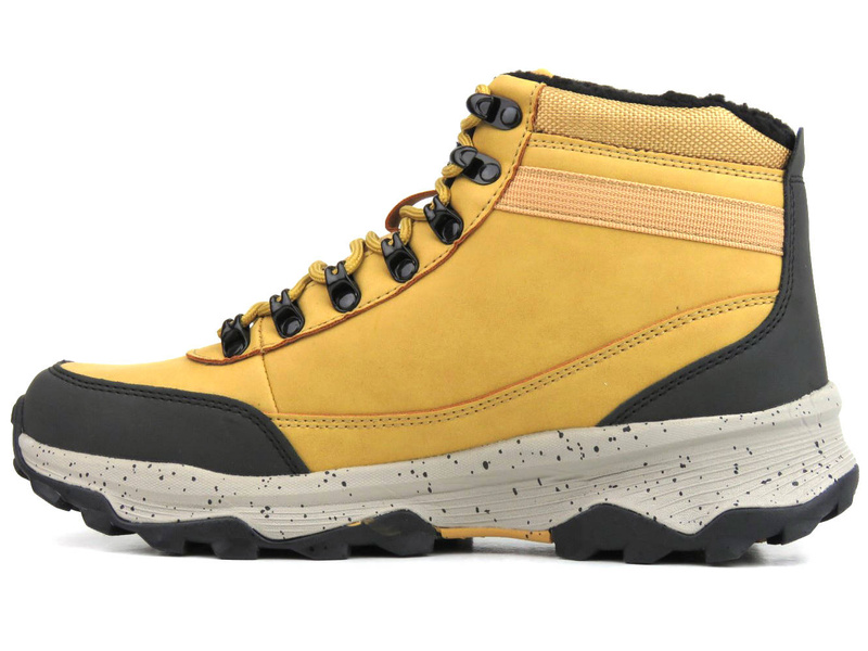 Trekkingi, buty zimowe męskie - CROSS JEANS KK1R4026C, camel