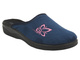 Kapcie Damskie Domowe - Inblu CU-2D Granat - Wsuwane