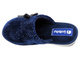 Miękkie kapcie damskie INBLU DC-21, granatowe z kokardką