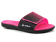 Sportowe klapki damskie z regulacją szerokości - RIDER 83170, czarno-różowe