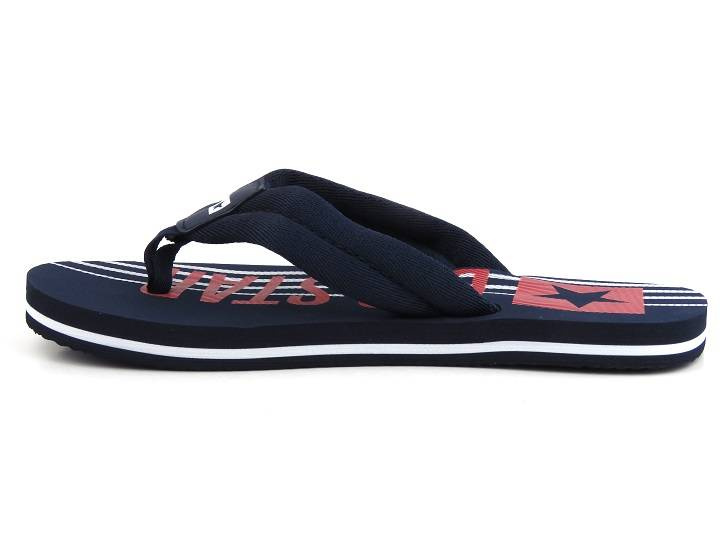 Klapki męskie na miękkiej piance - BIG STAR JJ174546, granatowe