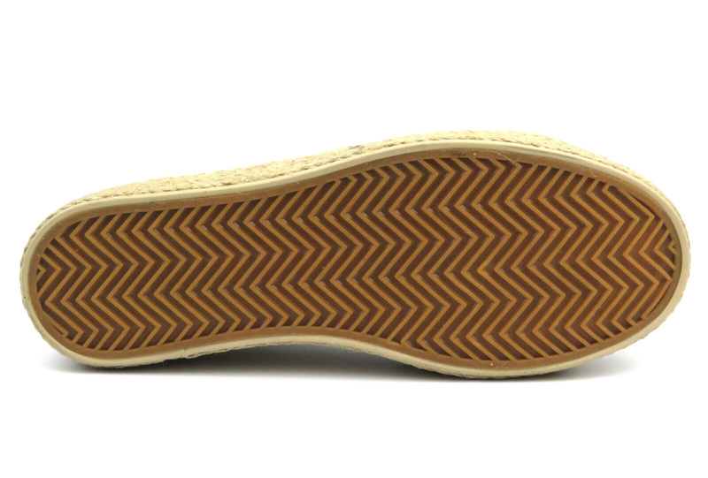 Trampki damskie z plecioną podeszwą- LEE COOPER LCW-24-44-2410L, białe