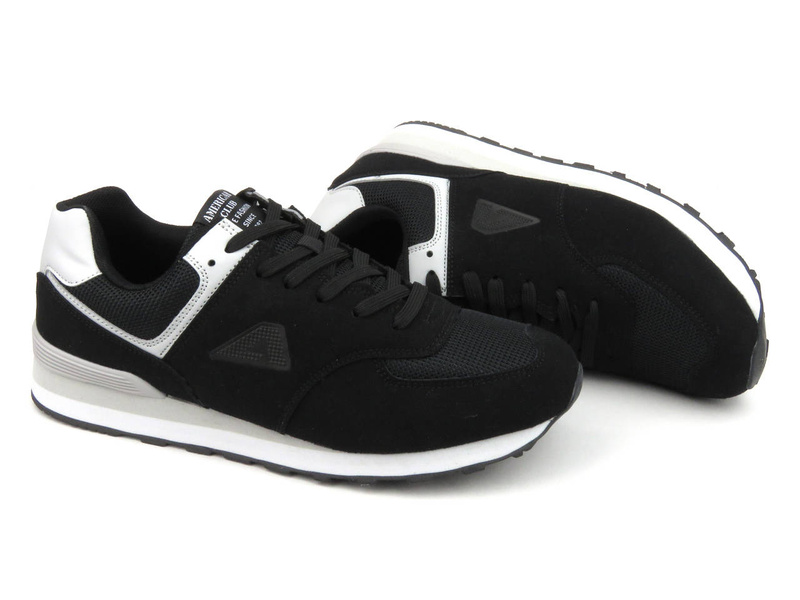 Sportowe buty męskie AMERICAN CLUB FH 55/23, czarne