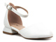 Eleganckie czółenka dziewczęce na obcasie, buty komunijne - Miss E 23DZ35-5603, białe