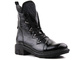 Bogato zdobione botki damskie lakierowane - VENEZIA 018419095, czarne
