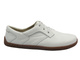Barefoot buty damskie skórzane minimalistyczne białe Helios Komfort 715-2B 