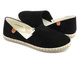 Espadryle damskie z wyciętą cholewką - N.E.W.S. 20TX02-2416, czarne