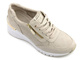 Sneakersy damskie na koturnie - Marco Tozzi 2-23788-26, beżowe