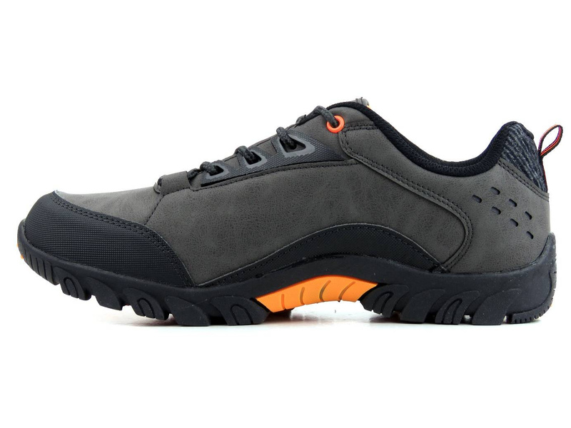 Niskie buty męskie trekkingowe - BADOXX MXC-8229, szare