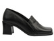 Eleganckie buty damskie na obcasie - BUCIK 12, czarne