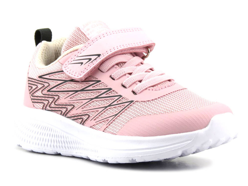Buty sportowe dziecięce, adidasy American Club ES126/23, różowe