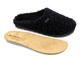 Kapcie damskie ze skórzaną, wyjmowaną wkładką - INBLU CS-33, czarne