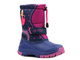 Śniegowce dziecięce AMERICAN CLUB CL09/21, granatowo-różowe z księżniczką